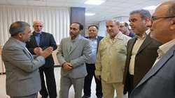 بازدید سرپرست بازرسی کل امور نظامی، امنیتی و نهادهای سازمان بازرسی کل کشور از فروشگاه شهید چمران سازمان اتکا